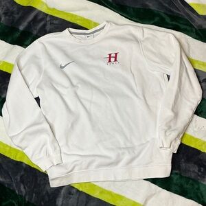 Nike White Crewneck Men's Sweater